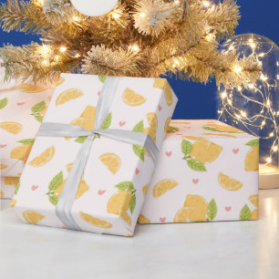 Schattig citroen naadloos patroon cadeaupapier