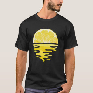 Schattig Citroen Zonneschijn Zonsondergang Fruit S T-shirt