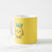 Schattig citroenthema koffiemok (Voorkant links)