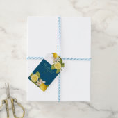 schattig citrus Baby shower Cadeaulabel (Met Touw)