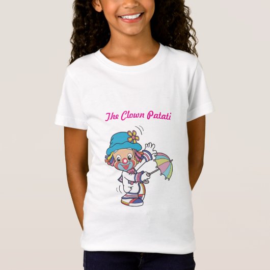 schattig clown T-shirt (Voorkant)