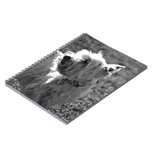 Schattig Collectie Westie Terrier Notitieboek (Linkerzijde)