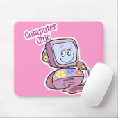 Schattig Computer Chic Ontwerp Muismat (Met muis)