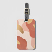 Schattig Confetti Patroon | Speelse Gepersonalisee Bagagelabel (Voorkant (verticaal))