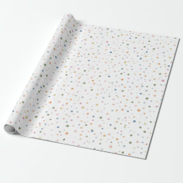 Schattig Confetti Patroon | Speelse Gepersonalisee Cadeaupapier