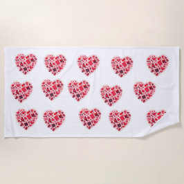 Schattig Confetti Patroon | Speelse Gepersonalisee Strandlaken