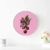 Schattig Coquette Kersslinger Roze Esthetisch Grote Klok (Huis)