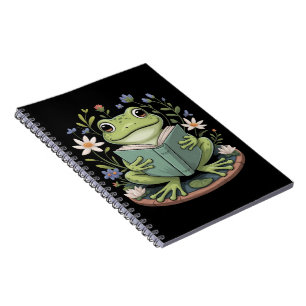 Schattig Cottagecore Bloemenkikkers Esthetische Na Notitieboek