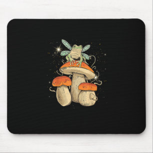 Schattig Cottagecore Paddenstoel Kikker Goblincore Muismat