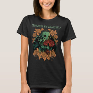 Schattig Cthulhu ben mijn Valentijn T-shirt