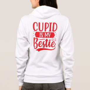 Schattig Cupido Beste Vriendin Liefde Ontwerp-6450 Hoodie