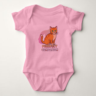 "Schattig Custom Cat Baby T-shirt – gepersonalisee