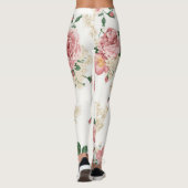 Schattig Cute Girly, Flowers Leggings (Achterkant)