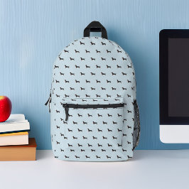 Schattig Dachshund Dogs Pattern Gepersonaliseerd Bedrukte Rugzak