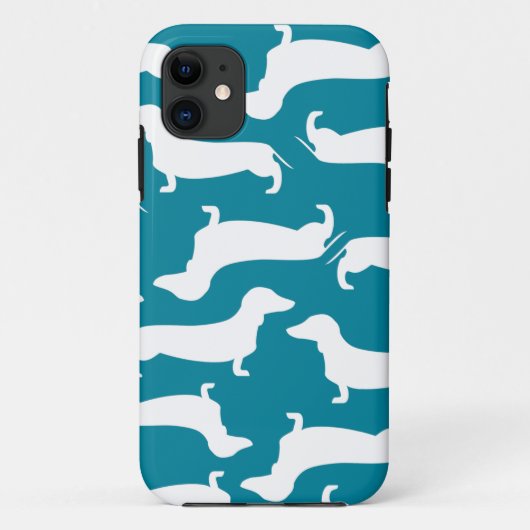 Schattig Dachshund Patroon Perfecte Cadeau voor Do Case-Mate iPhone Case (Achterkant)