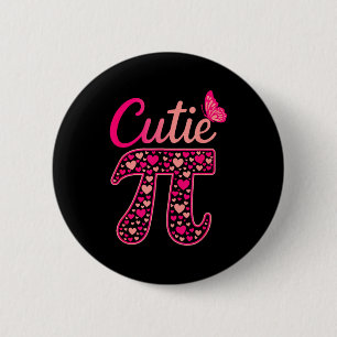 Schattig dag leuk symbool 314 wiskundedocent dag l ronde button 5,7 cm