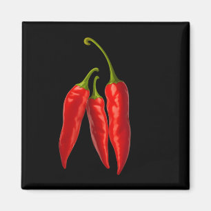 Schattig dagelijks leven met Red Chili Paper Graph Magneet