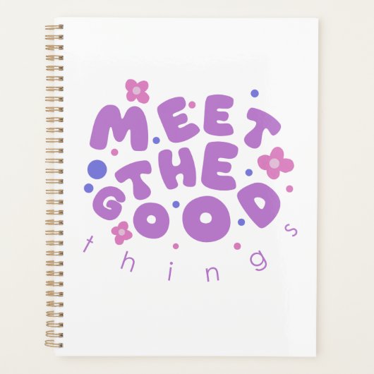 schattig dagplanner boek planner (Voorkant)