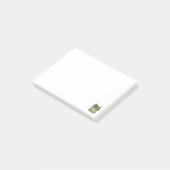 Schattig dansende zebra Funny Zebra Dancende Dier Post-it® Notes (Schuin)