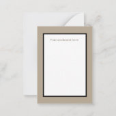 schattig dat je schapen mist, voegt sentiment toe notitiekaartje (Achterkant)