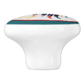 schattig decor keramische knop (Zijkant)