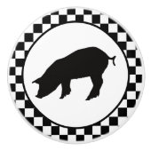 schattig decor van varkensliefhebbers keramische knop (Voorkant)