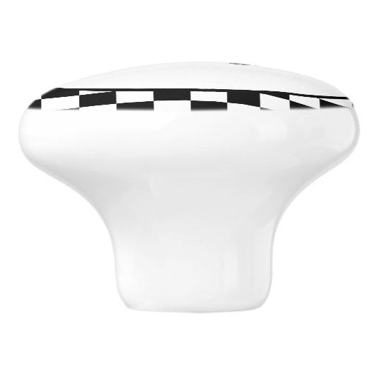 schattig decor van varkensliefhebbers keramische knop (Zijkant)