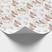 Schattig deerpapier cadeaupapier (Hoek)