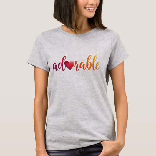 "Schattig"-design1 door Maaya Prints, Vrouwen T-shirt (Voorkant)