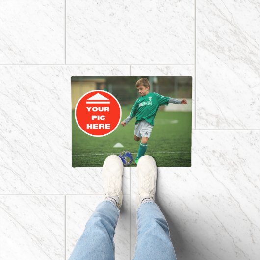 Schattig! Deurmat - gepersonaliseerd - 18" x 24" (Binnen)