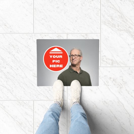 Schattig! Deurmat - gepersonaliseerd - 18" x 24" (Binnen)