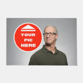 Schattig! Deurmat - gepersonaliseerd - 24" x 36" (Voorkant)