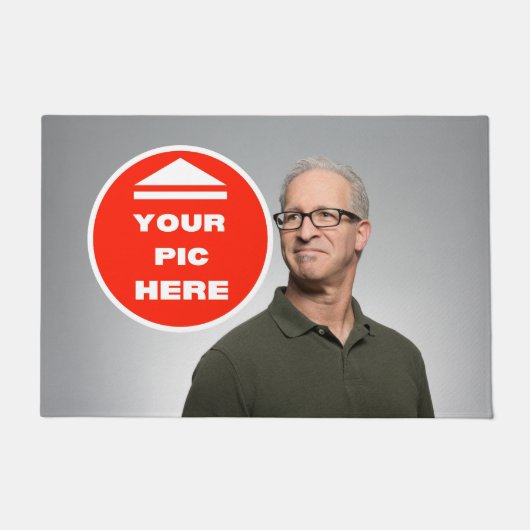 Schattig! Deurmat - gepersonaliseerd - 24" x 36" (Voorkant)