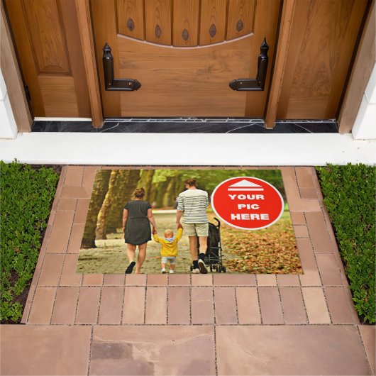 Schattig! Deurmat - gepersonaliseerd - 24" x 36" (Buiten)