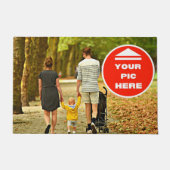 Schattig! Deurmat - gepersonaliseerd - 24" x 36" (Voorkant)