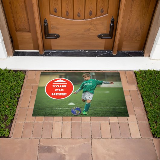 Schattig! Deurmat - gepersonaliseerd - 24" x 36" (Buiten)
