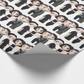 schattig dier cadeaupapier (Hoek)