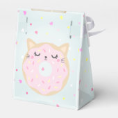 schattig dier donuts baby shower Favor Box Bedankdoosjes (Achterkant)