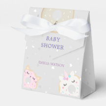 schattig dier donuts baby shower Favor Box
