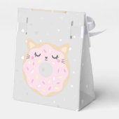 schattig dier donuts baby shower Favor Box Bedankdoosjes (Achterkant)