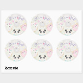 schattig dier donuts Het is een meisje Sticker (Vel)