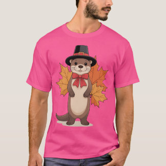 Schattig dier fret minnaar dankfeest gezinsvriend t-shirt