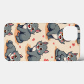 schattig dier karakter Case-Mate iPhone case (Achterkant (horizontaal))