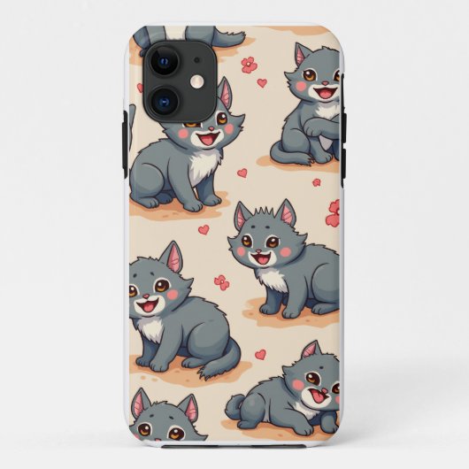 schattig dier karakter Case-Mate iPhone case (Achterkant)