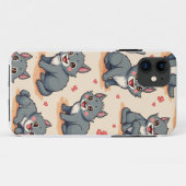 schattig dier karakter Case-Mate iPhone case (Achterkant (horizontaal))