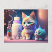 Schattig dier, postcrossing briefkaart (Voorkant)