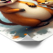Schattig Dier Poster (Hoek)