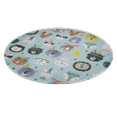 Schattig dier Tribal: Boho patroon Snijplank (Hoek)