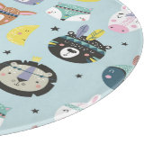 Schattig dier Tribal: Boho patroon Snijplank (Hoek)