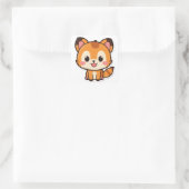 Schattig Dier Vierkante Sticker (Tas)